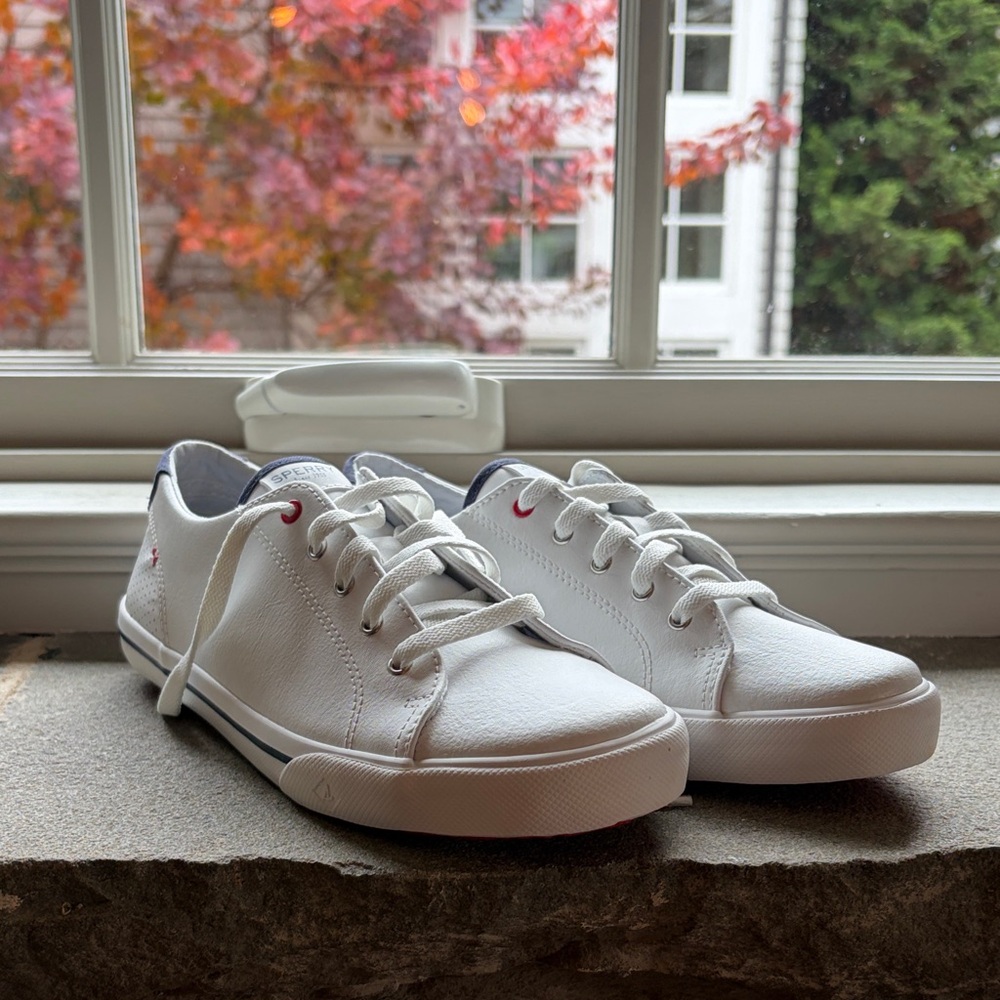 Sperry Classic White Canvas Shoes